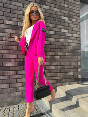 Sporty Casual Tailored Suit