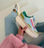 Colorful Tweed Sneakers
