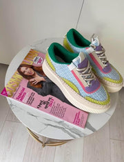 Colorful Tweed Sneakers