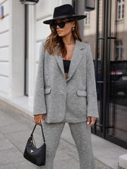 Grey Modern Comfort Two-Piece Suit