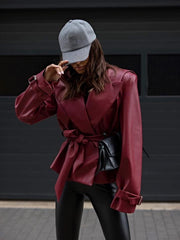 Vegan Leather Jacket