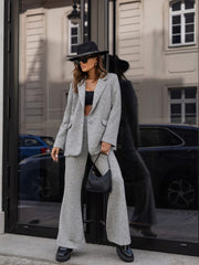 Grey Modern Comfort Two-Piece Suit