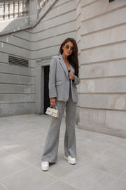 Grey Modern Comfort Two-Piece Suit