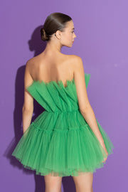 Green Tulle Mini