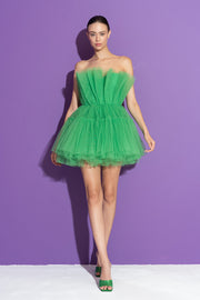 Green Tulle Mini