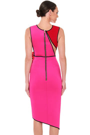 Sleeveless Body Con Mesh Midi/Mini Dress