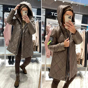 Quilted Long Puffer In Recycled Nylon