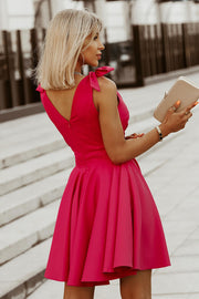 Adjustable Top A Line Mini Summer Dress