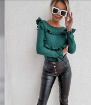 Long Sleeve Ruffle A Must Have