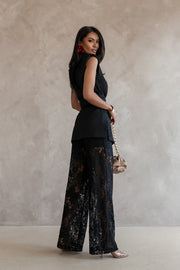 Tailored Lace Pant Set