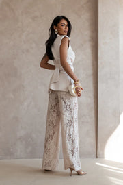 Tailored Lace Pant Set