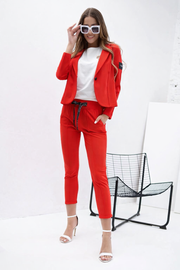 Sporty Casual Tailored Suit
