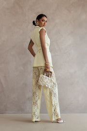Tailored Lace Pant Set