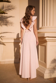 Short to Long Ruffle Midi Maxi Dress