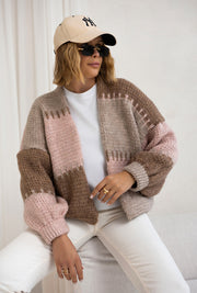 Aurora Cross Stitch Knit Cardigan