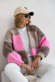 Aurora Cross Stitch Knit Cardigan