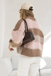 Aurora Cross Stitch Knit Cardigan